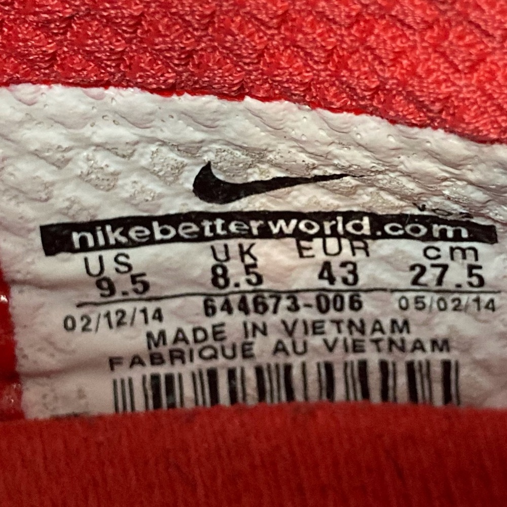 SALE | Men’s Nike Fingertrap Max University Red Training Sneakers Running Shoes - Picture 5 of 6